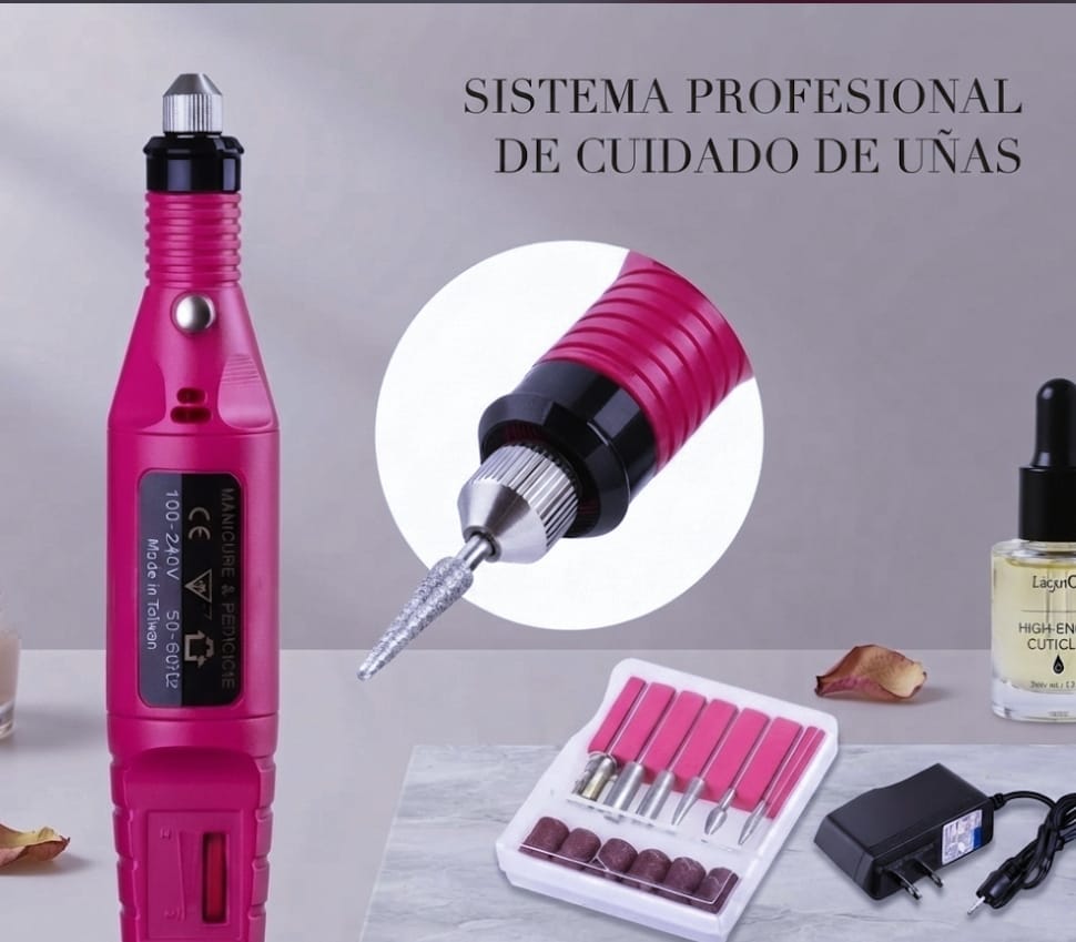 Kit pulidor de uñas eléctrico