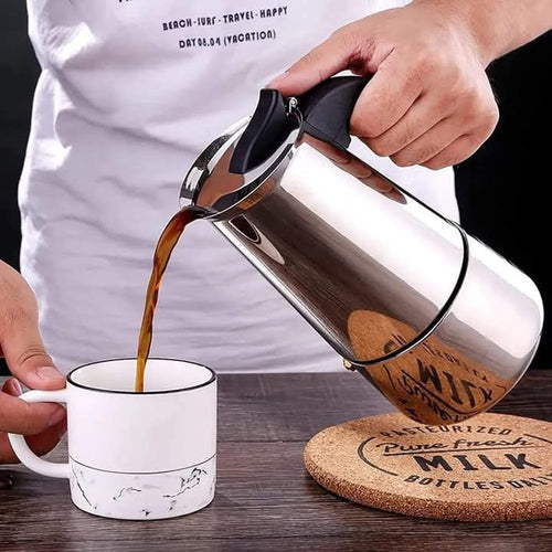Cafetera Italiana De Acero Inoxidable