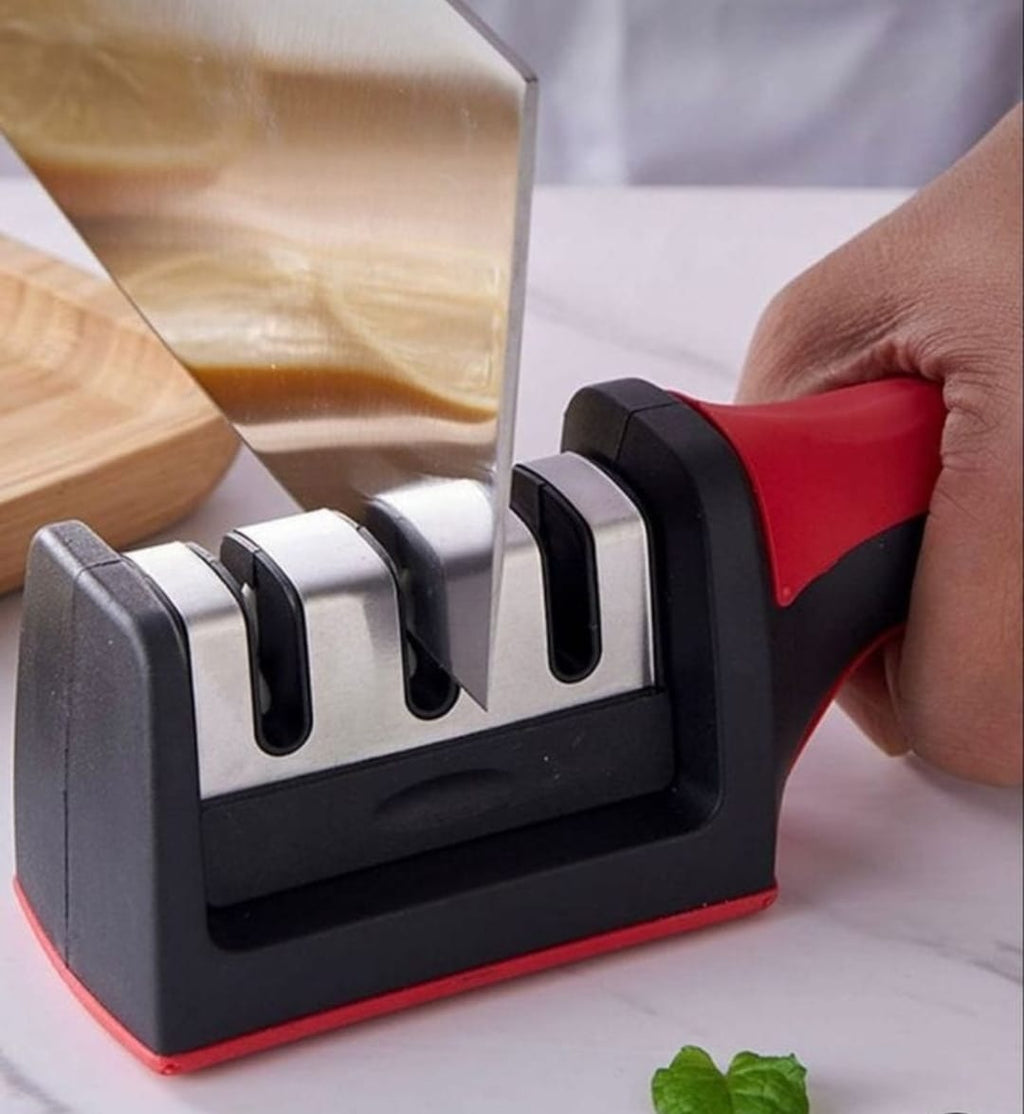 Afilador De Cuchillos Acero Mango Ergono