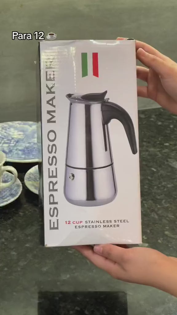 Cafetera Italiana De Acero Inoxidable