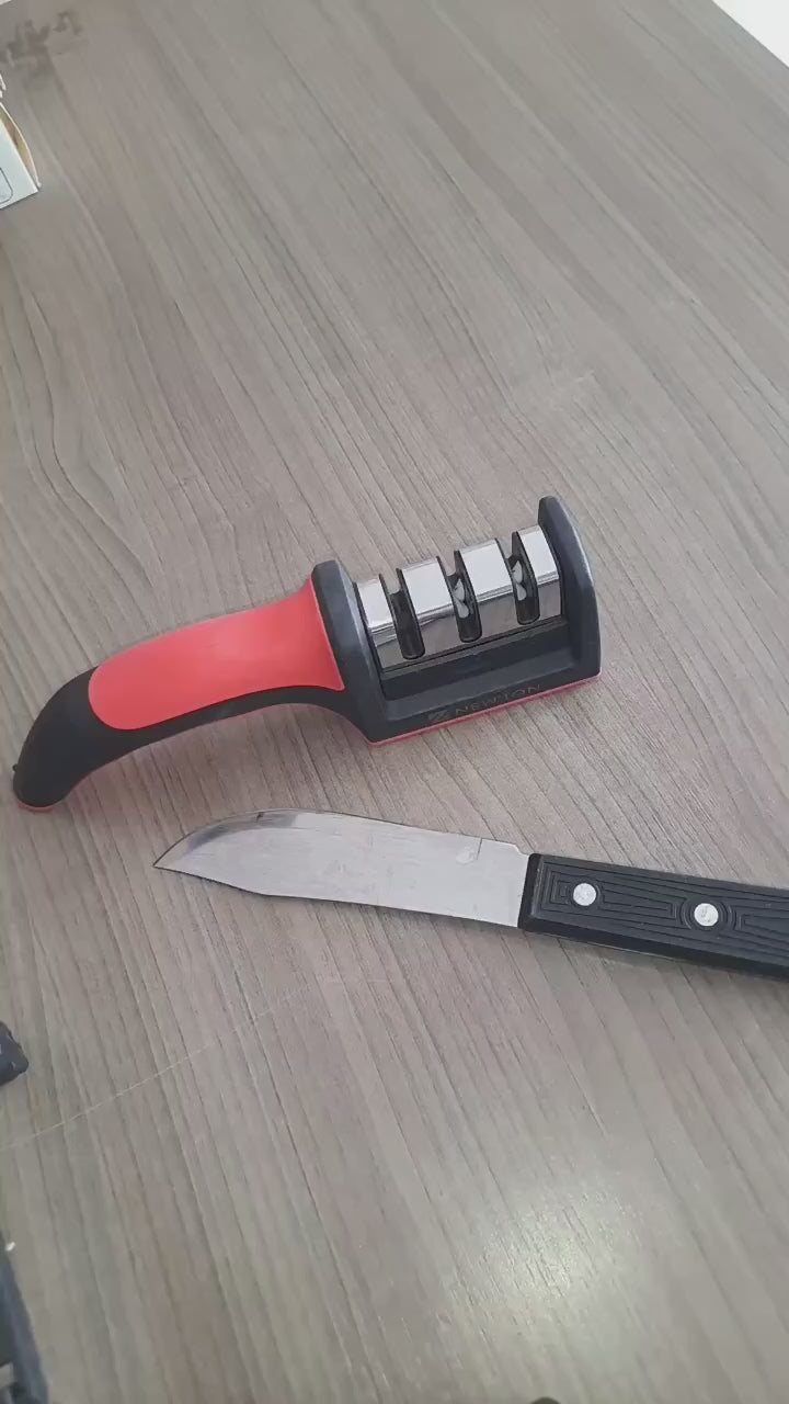 Afilador De Cuchillos Acero Mango Ergono